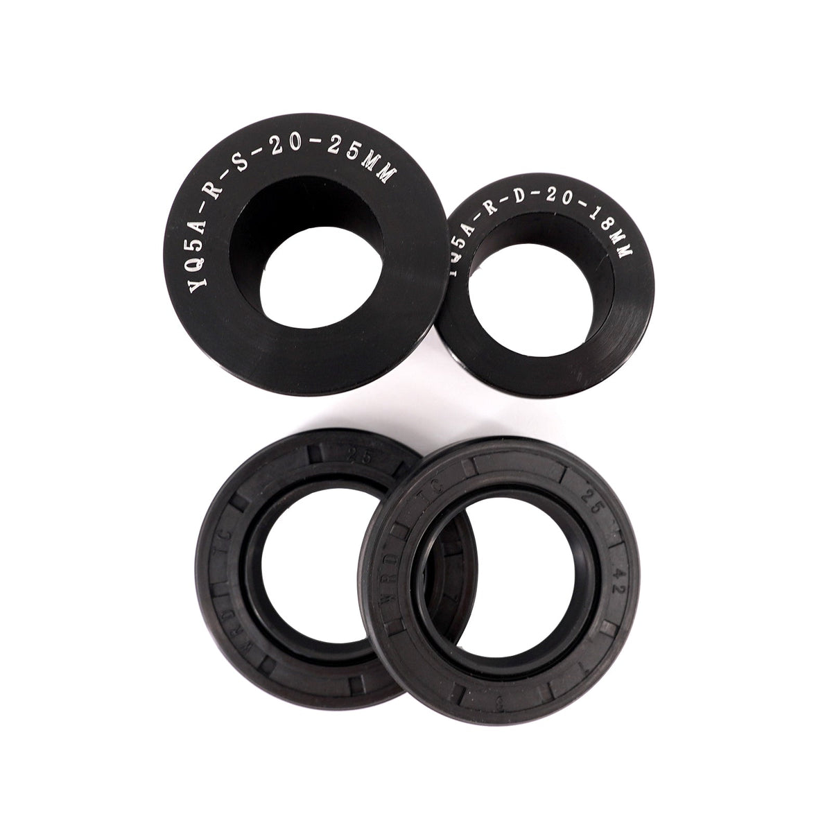 KKE Replacement Rear Billet Bushing Spacers Kit Fit Surron Ultra Bee 2023-2024 Black