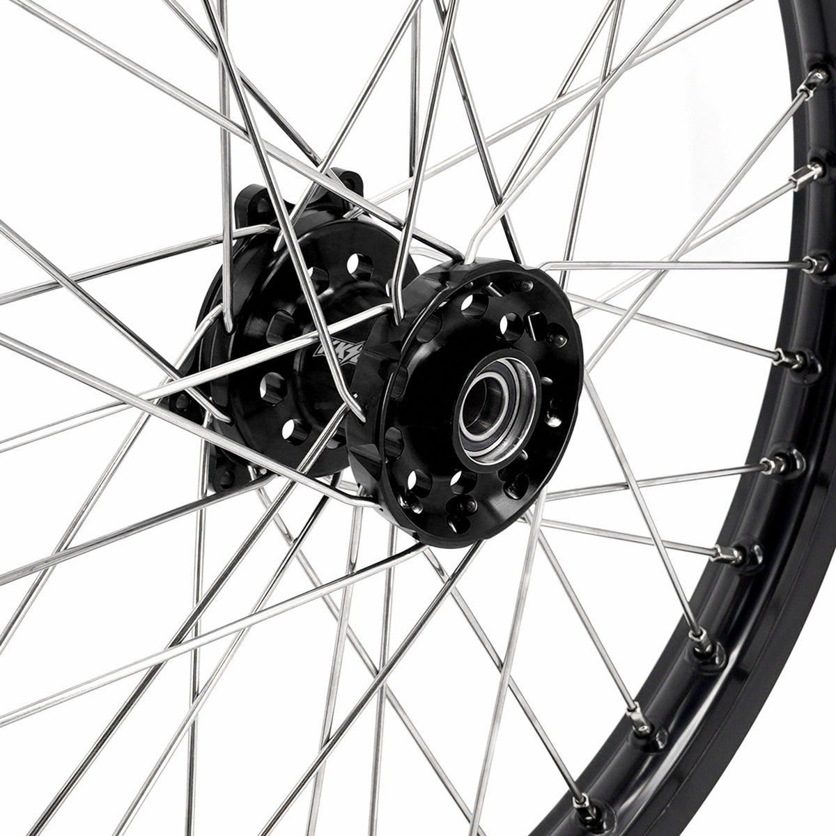 US Stock KKE 1.6*21" E-bike Spoke Wheels Rim Fit For SurRon Ultra Bee 2023-2025 Silver Nipples & Silver Spokes