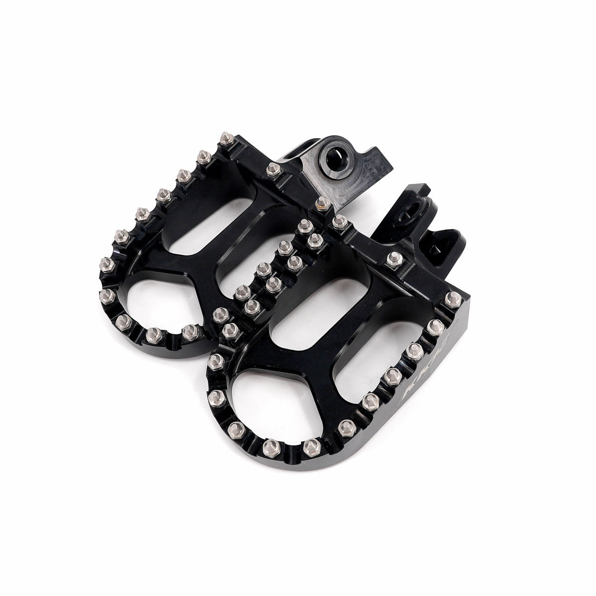 KKE Footpegs Billet Foot Rest For Rawrr Mantis, Mantis X, Red and Black (Collective)