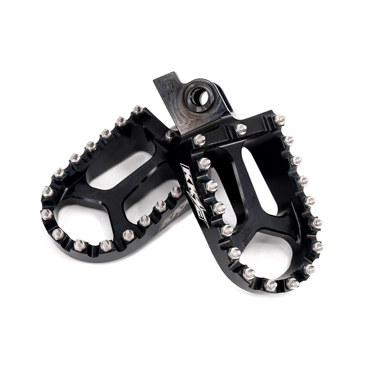 KKE Footpegs Billet Foot Rest For Rawrr Mantis, Mantis X, Red and Black (Collective)