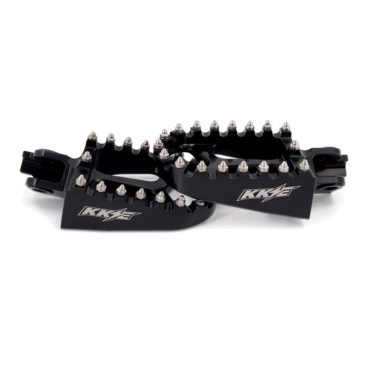 KKE Footpegs Billet Foot Rest For Rawrr Mantis, Mantis X, Red and Black (Collective)