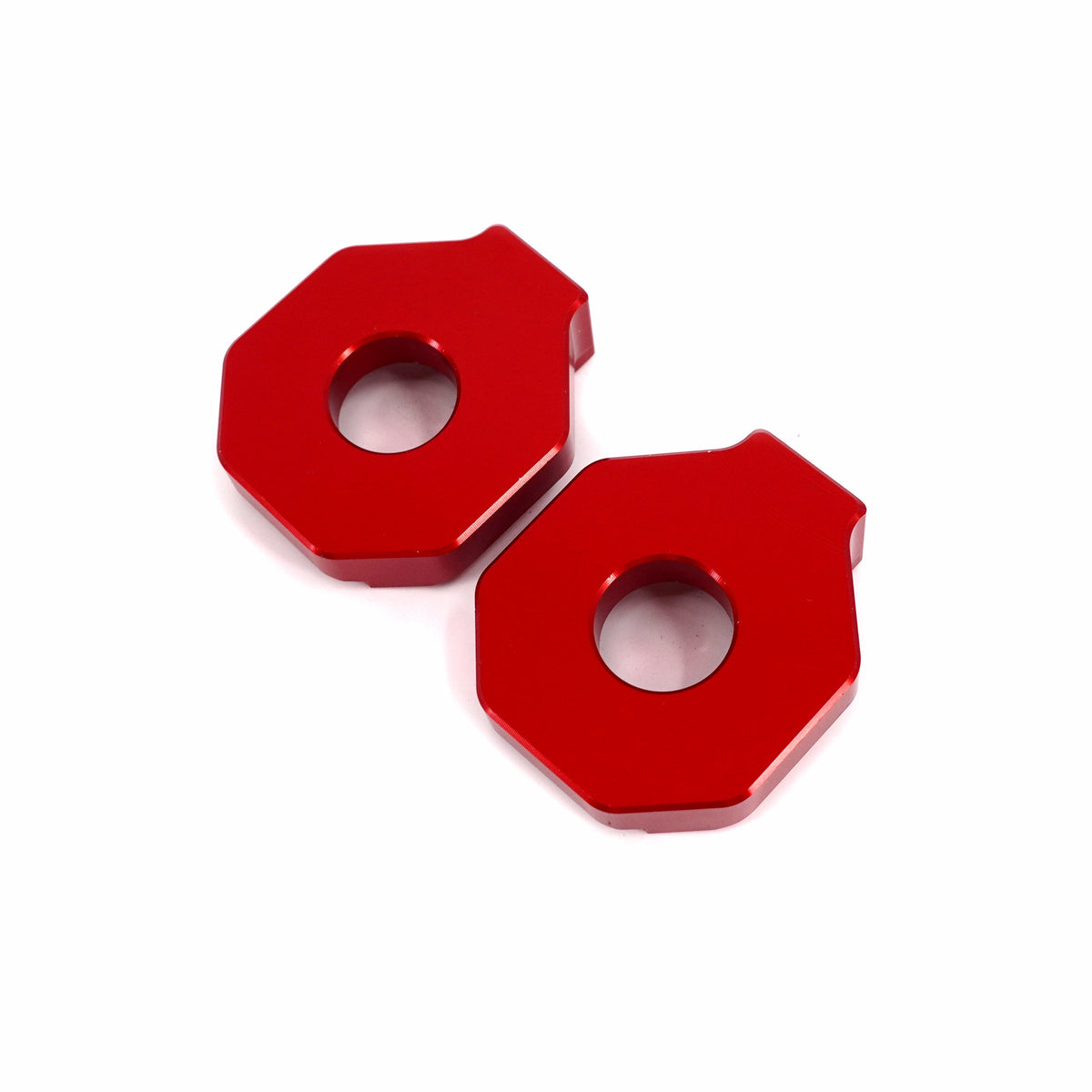 KKE Axle Chain Adjuster Blocks Fit Rawrr Mantis, Mantis X Black and Red (Collective)
