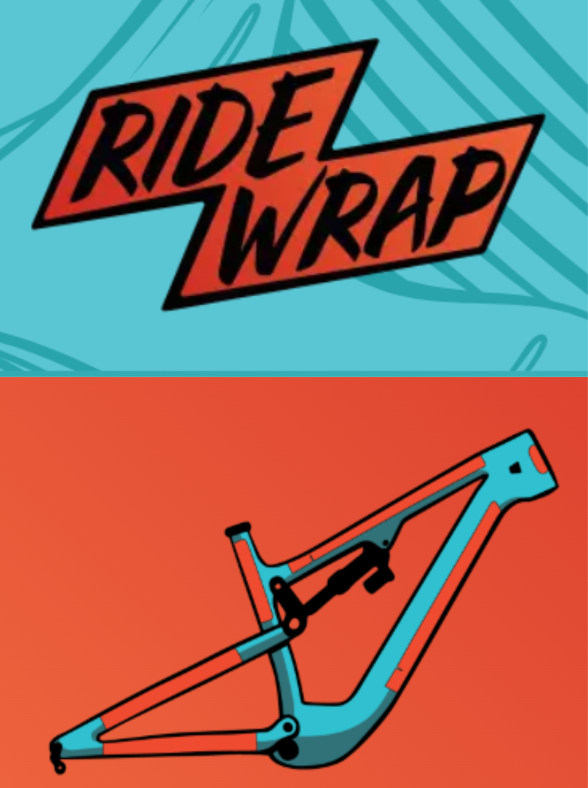 RideWrap Bicycle Frame Protection Kit - COVERED KIT - Bonnell 775 MX/SE/AM