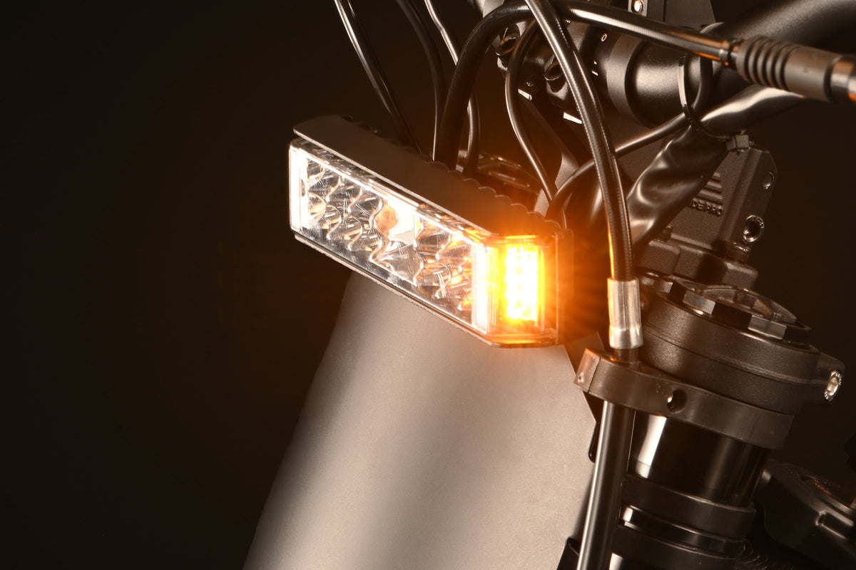 E-Ride Pro SE integrated front turn signal