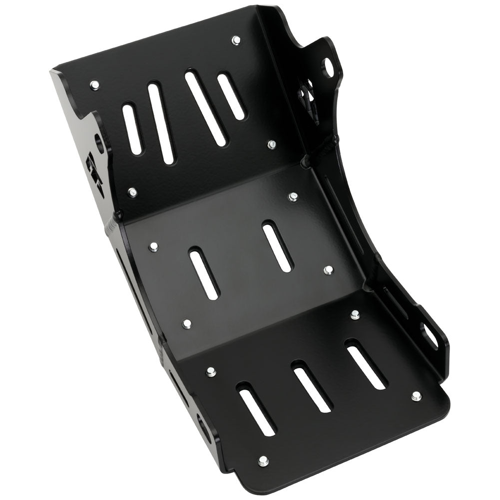 Tusk Quiet Glide E-Motorcycle Skid Plate Black | SurRon Light Bee X