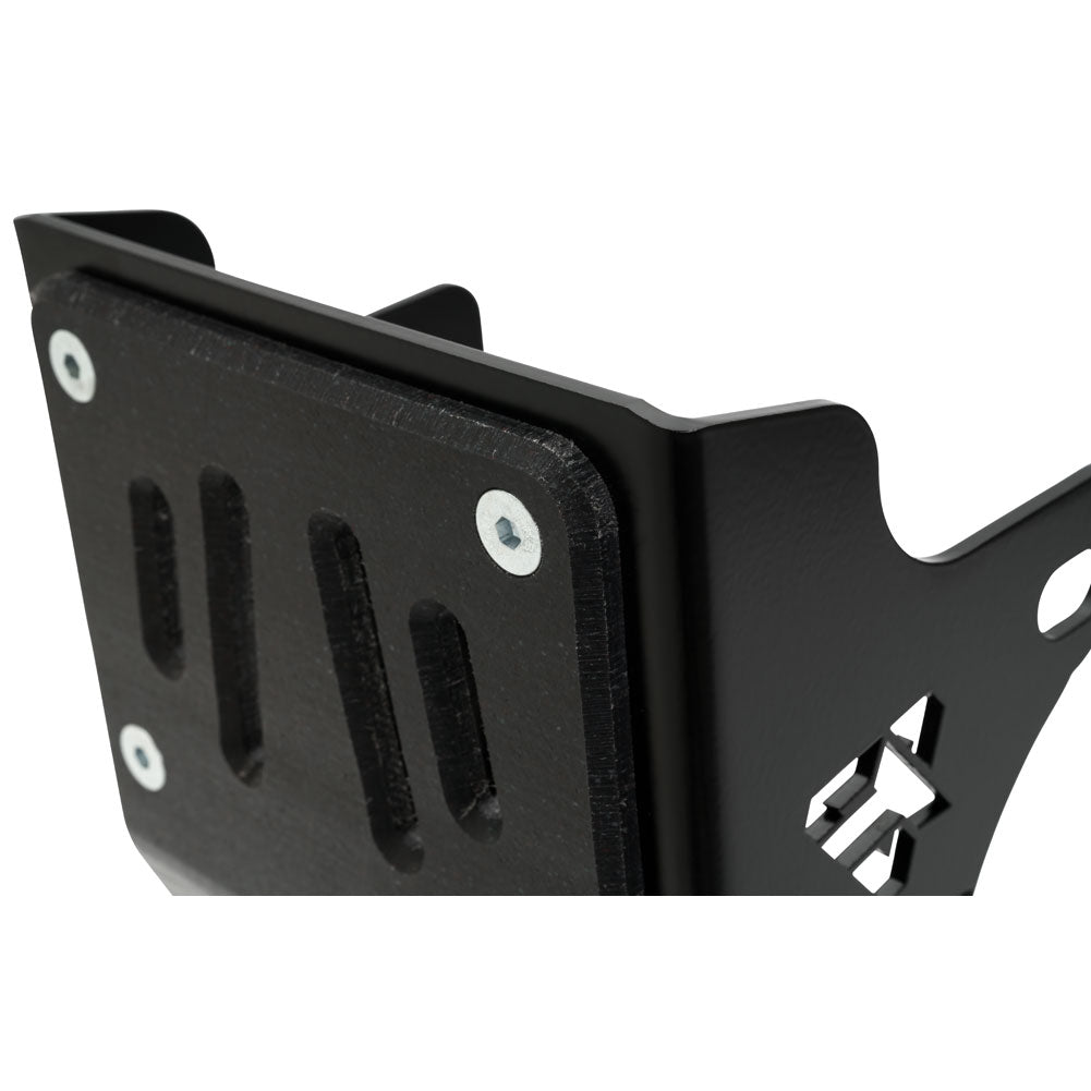 Tusk Quiet Glide E-Motorcycle Skid Plate Black | SurRon Light Bee X
