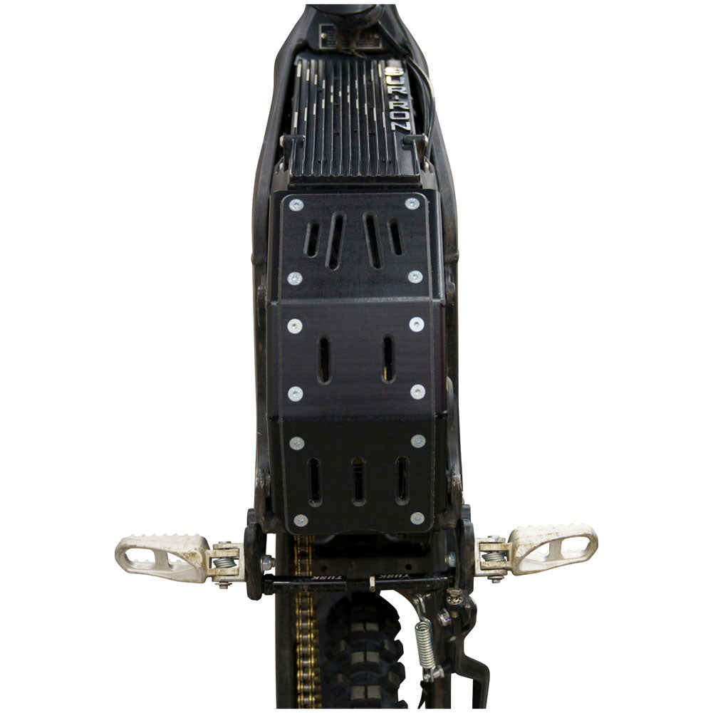 Tusk Quiet Glide E-Motorcycle Skid Plate Black | SurRon Light Bee X