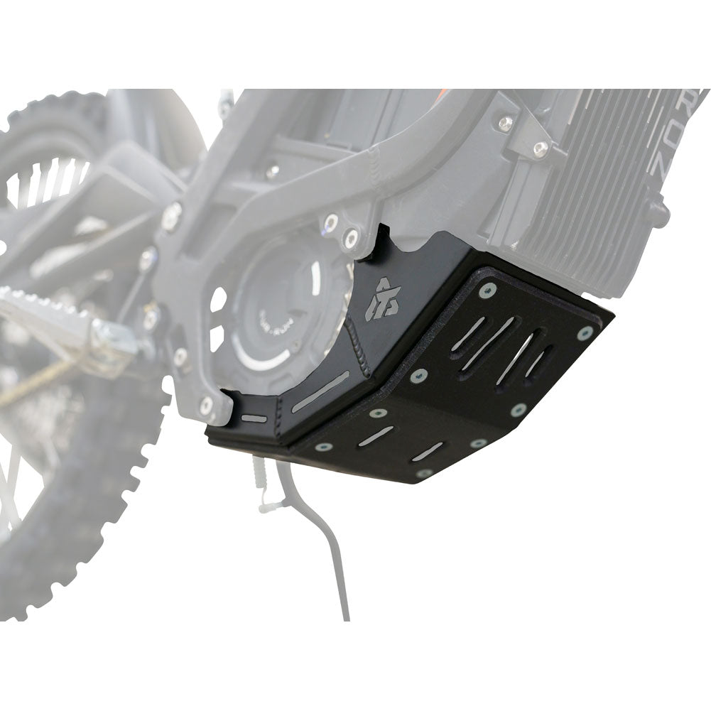 Tusk Quiet Glide E-Motorcycle Skid Plate Black | SurRon Light Bee X