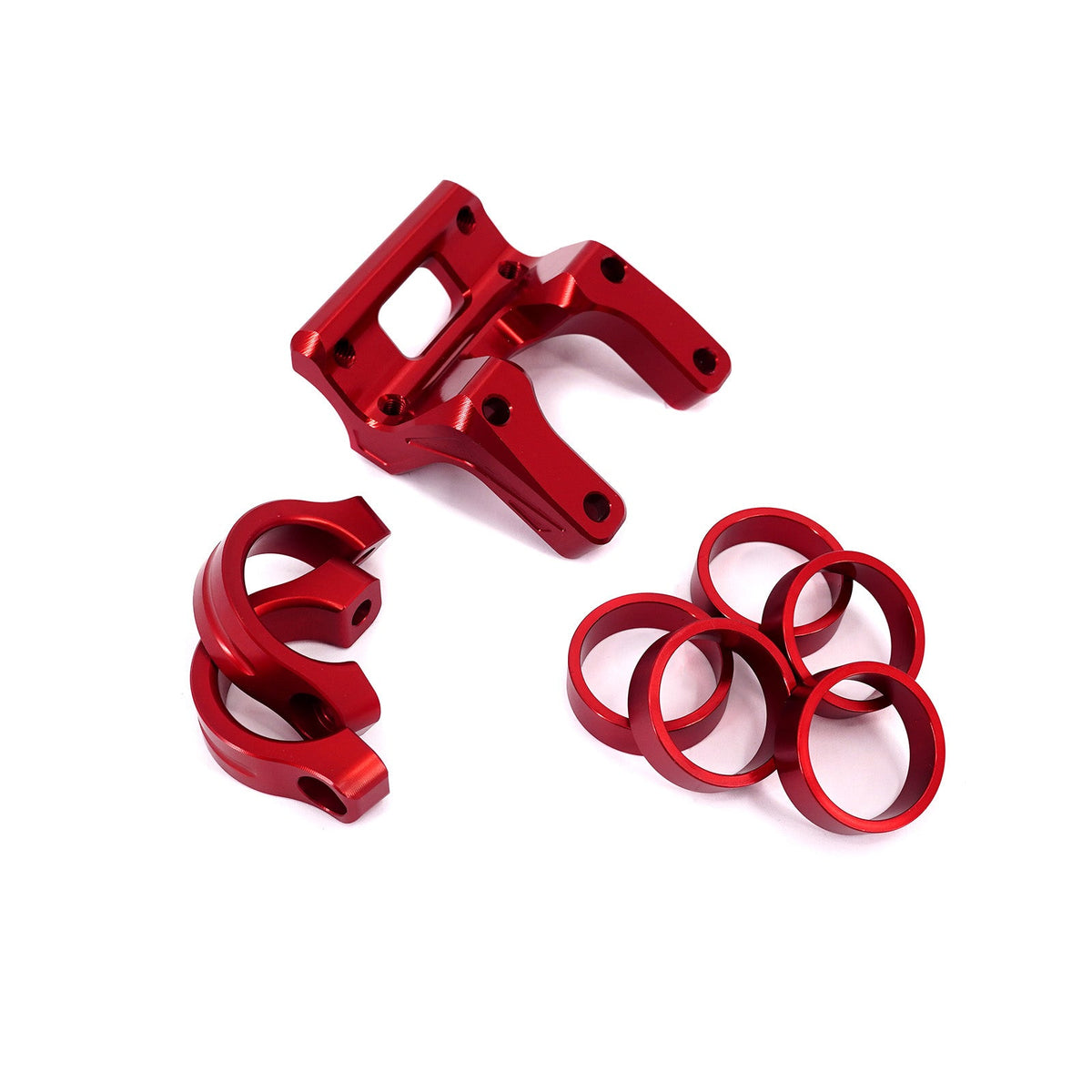 KKE Black Handlebar Risers Kit Fit Talaria Sting e-Bike Bracket Clamps Pads Different Color Available