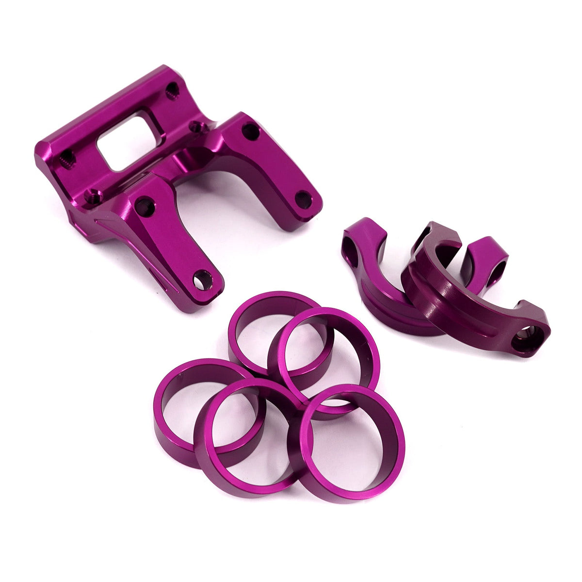 KKE Black Handlebar Risers Kit Fit Talaria Sting e-Bike Bracket Clamps Pads Different Color Available