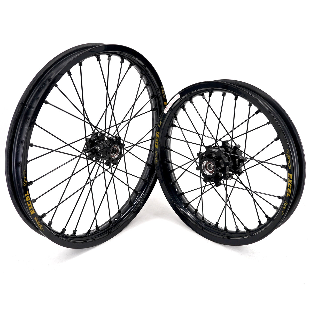 US Stock KKE 19" 16" Spoke Alloy Wheels Fit Talaria Sting MX3 / R MX4 Electric E-bike Black Takasago EXCEL Rims