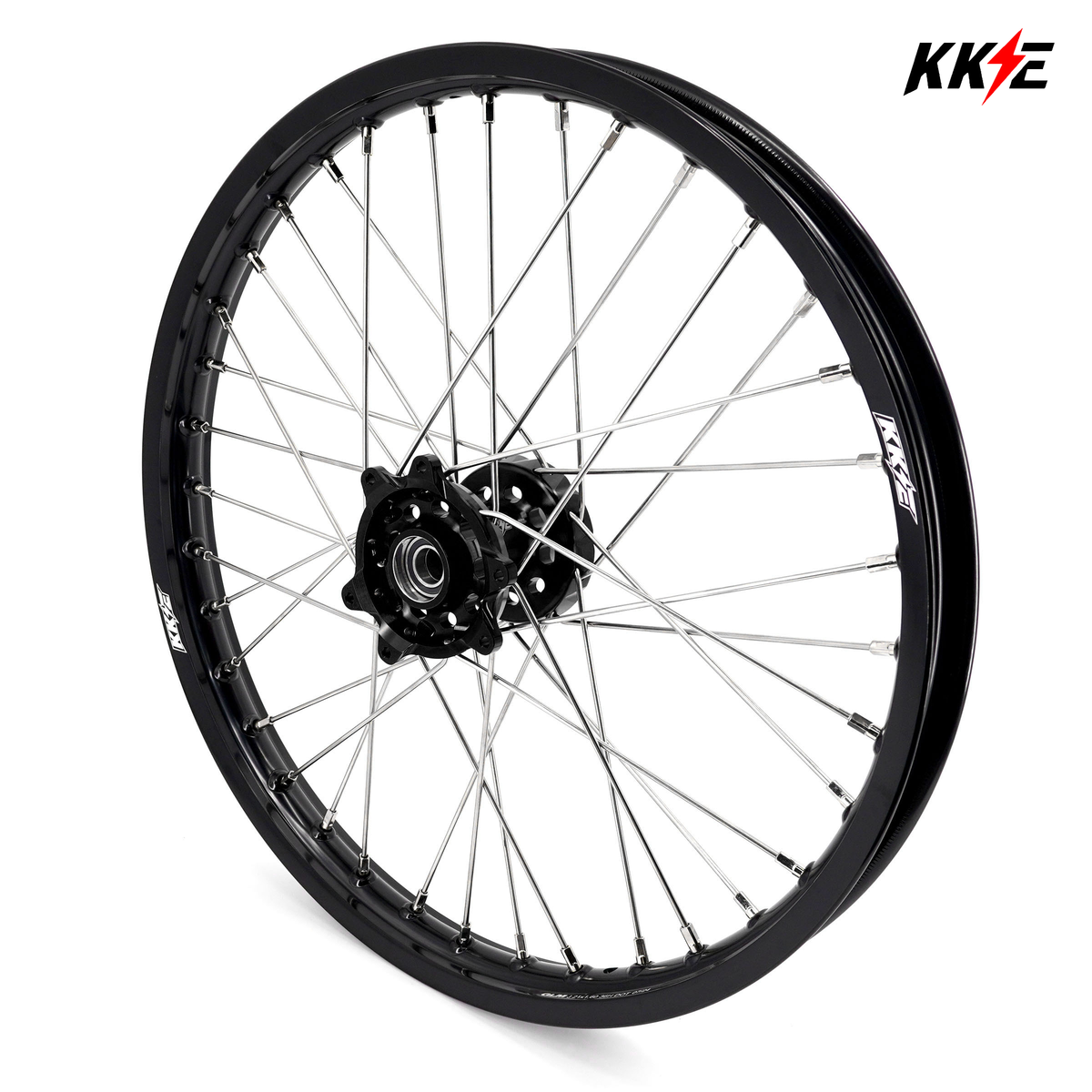 US Stock KKE 1.6*21" E-bike Spoke Wheels Rim Fit For SurRon Ultra Bee 2023-2025 Silver Nipples & Silver Spokes
