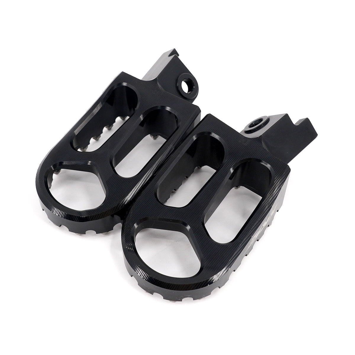 KKE Footpegs Billet Foot Rest For Rawrr Mantis, Mantis X, Red and Black (Collective)