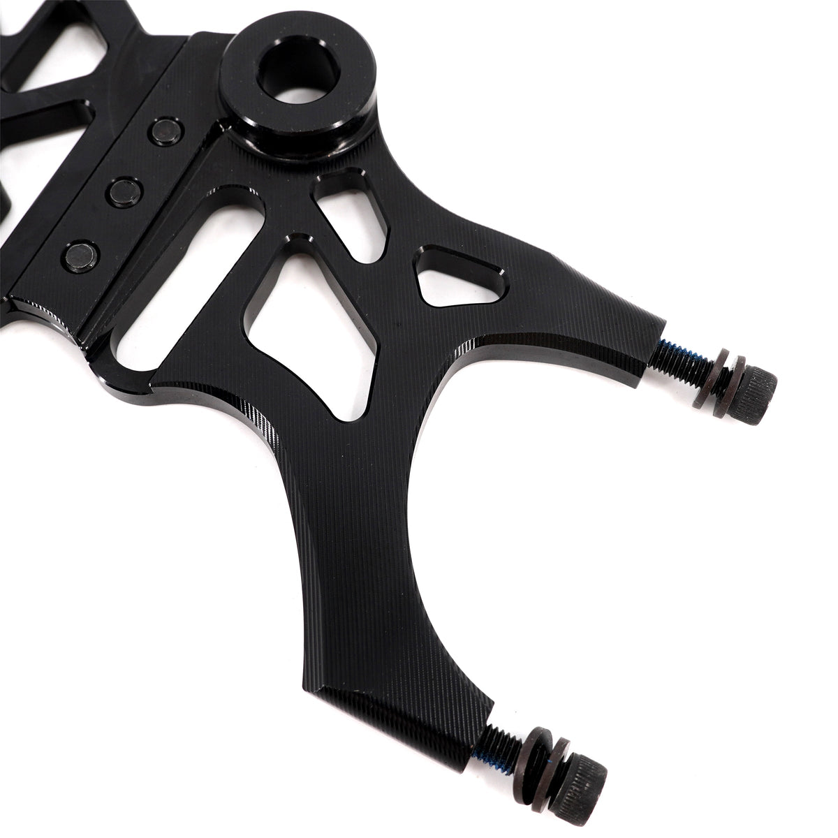 KKE Aluminum Rear Brake Disc Guard Fit Rawrr Mantis, Mantis X Red and Black (Collective)