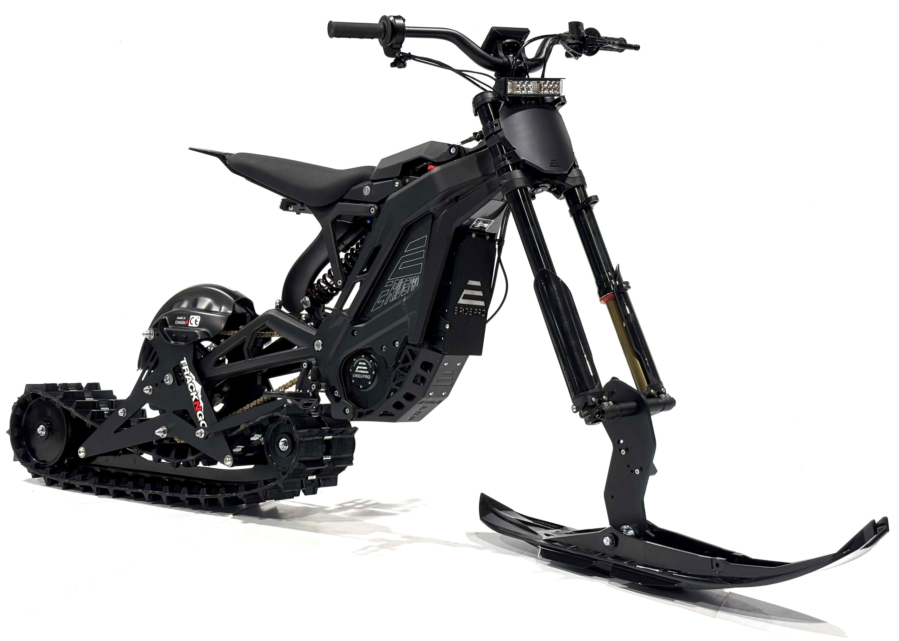 electric snow bicycle TrackNGo Snowbike System (Latest Generation, bike not included)