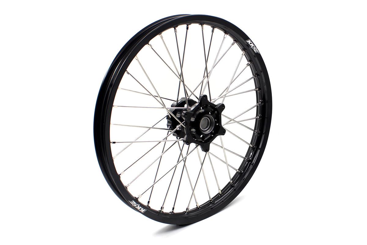 KKE Enduro 1.6*21" & 2.15*18" CNC Hub Electric Dirtbike Alloy Wheels Rims Fit STARK VARG Black Hub