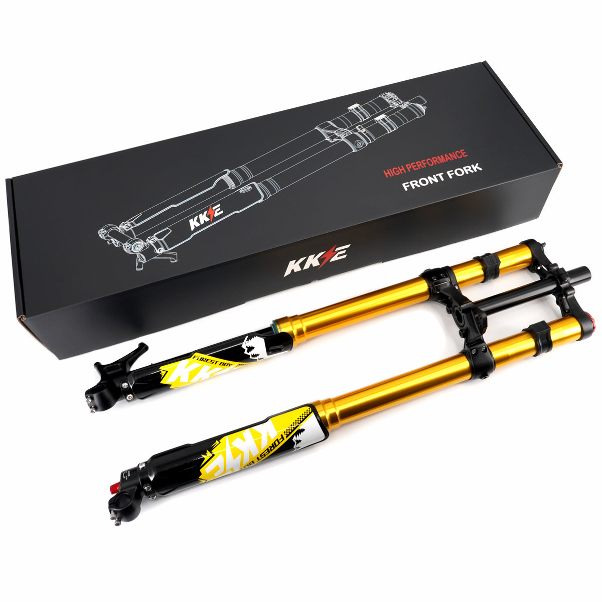 KKE 35MM Upgraded 5.5 Version Front Suspension Fork Fit Surron Light Bee, E-Ride Pro-SS, Talaria Sting MX3/MX4/R