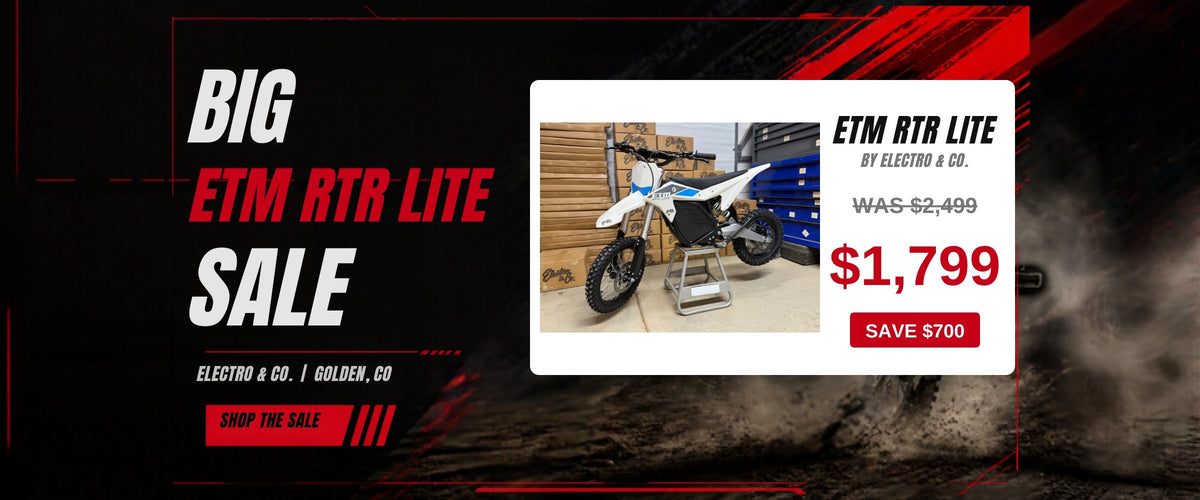 Big ETM RTR Lite Sale: now $1,799, was $2,499